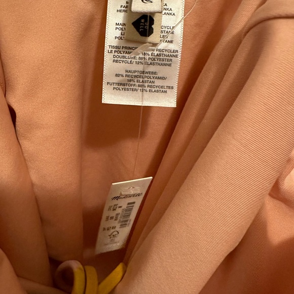 Madewell Second Wave Tie-Front One-Piece Swimsuit in Watercolor Floral Medium - Picture 6 of 10